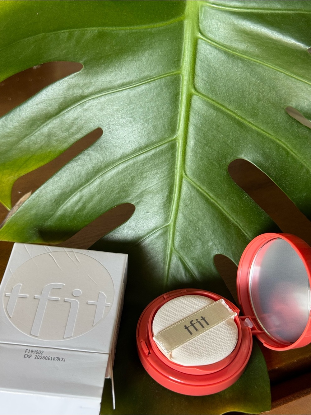 Coral Pink Cushion Blush Compact – Lightweight Pink Finish